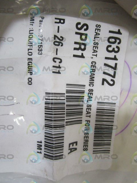 LOT OF 11 LIQUIFLO EQUIP CO. SEAT SEAL 371533 *NEW NO BOX*