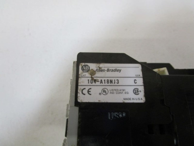 INDUSTRIAL SPARE PART CONTACTOR 24V 104-A18NJ3 SER. C (AS PICTURED)  UNMP