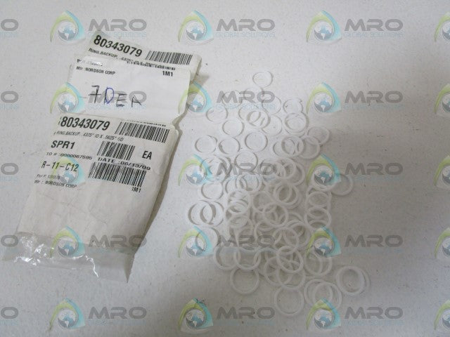 LOT OF 70 NORDSON 120376  .4375"X.5625 BACKUP RING *NEW NO BOX*
