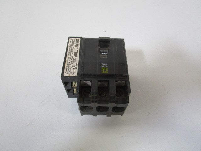 SQUARE D SHUT TRIP CIRCUIT BREAKER QOB31001021 *USED*