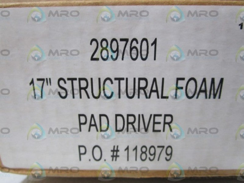 17" STRUCTURAL FOAM PAD DRIVER 2897601  NSMP