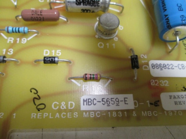C&D BOARD MBC-5659-E  UNMP