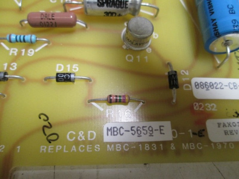 C&D BOARD MBC-5659-E  UNMP