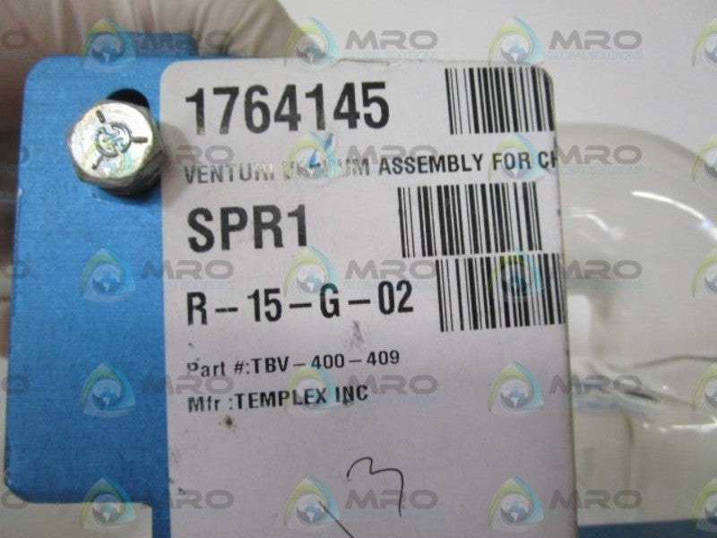 TEMPLEX INC. VACUUM ASSY TBV-400-409 *NEW NO BOX*