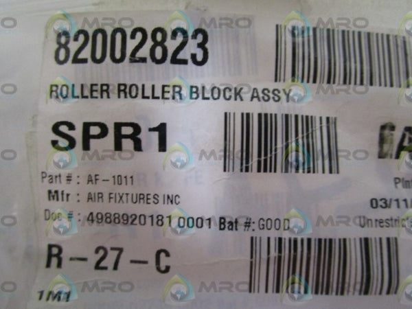 AIR FIXTURES INC. ROLLER BLOCK ASSY AF-1011  NSNP