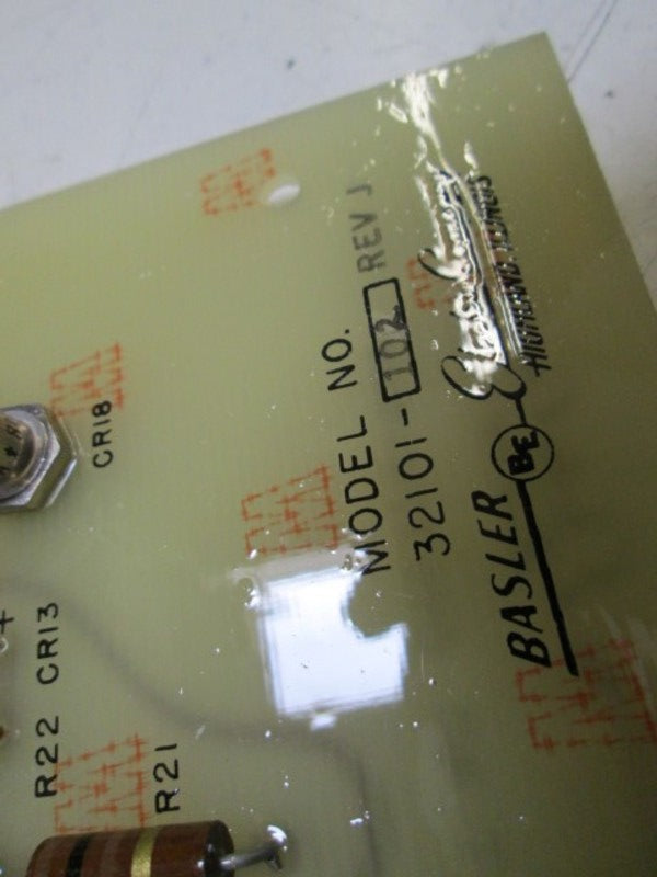 BASLER ELECTRIC CO. BOARD 32101-102 REV. J  UNMP