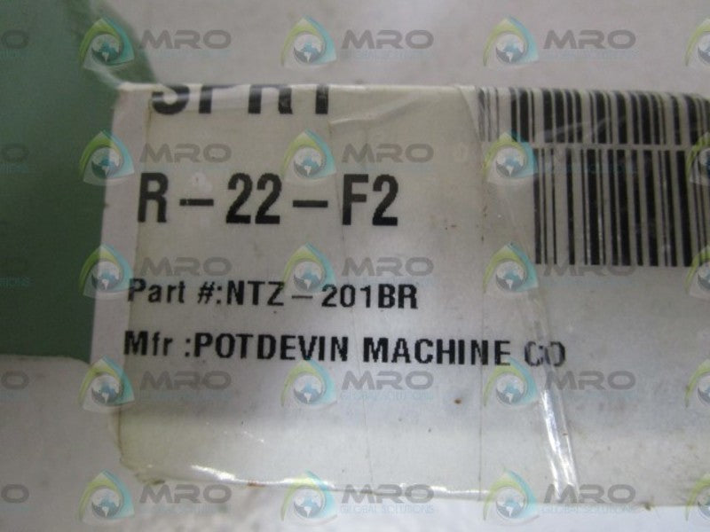 POTDEVIN MACH CO. FEED ROLLER NTZ-201BR  NSNP