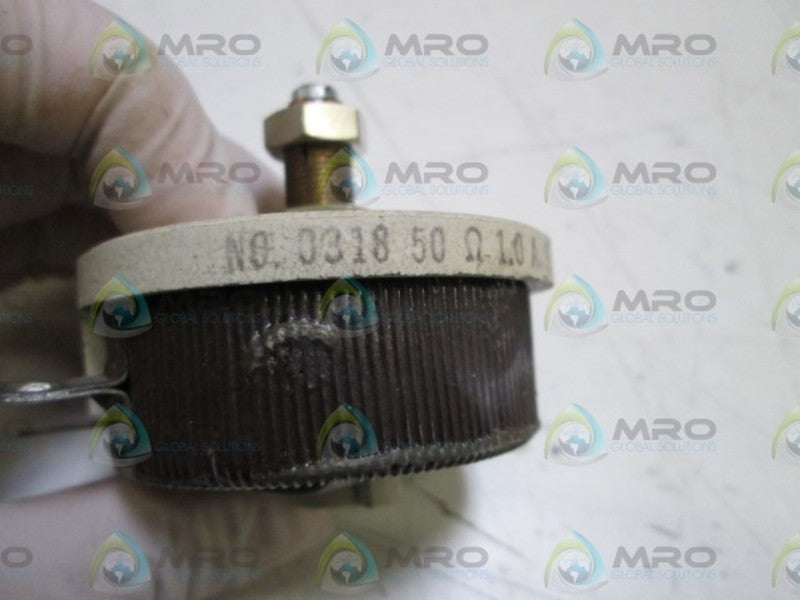 OHMITE RHEOSTAT NO. 0318 *USED*