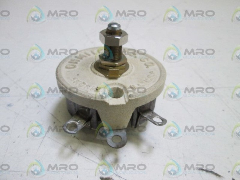 OHMITE RHEOSTAT NO. 0318 *USED*