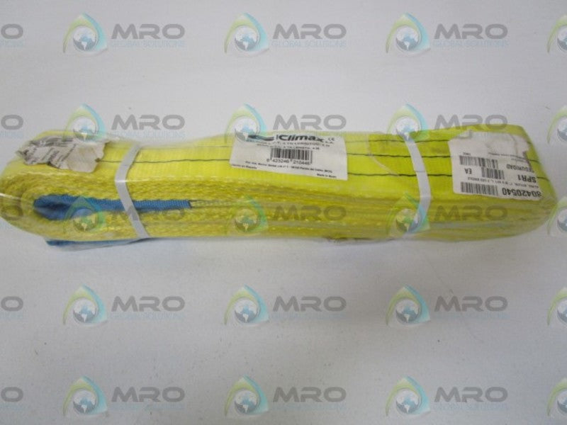 CLIMAX YELLOW BELT SLING W.L.L: 3TN LENGTH:4M  NSNP