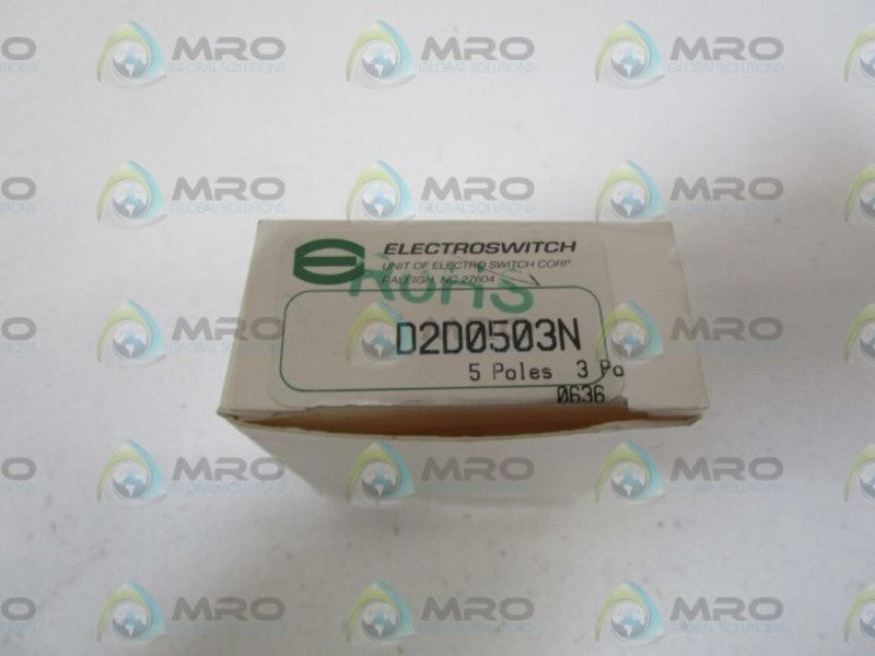 ELECTROSWITCH ROTARY SWITCH D2D0503N  NSMP