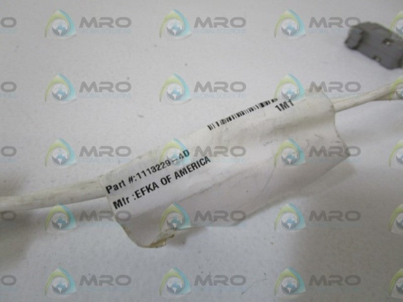 EFKA CABLE CONNECTOR (WHITE) 14"  1113229-4D  UNMP