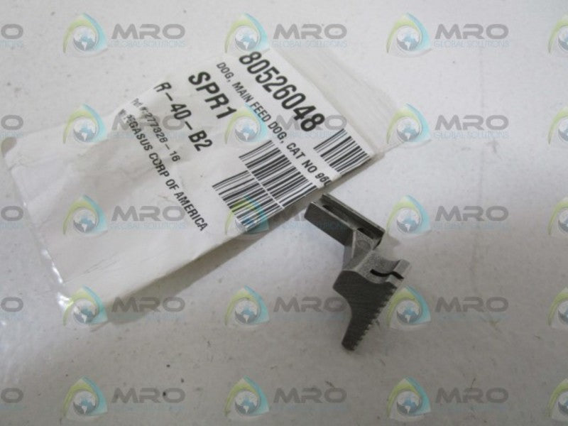 PEGASUS CORP. MAIN FEED DOG 277328-16 *NEW NO BOX*