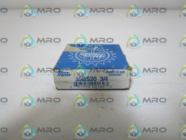 MARTIN SPROCKET 35BS20 3/4 *FACTORY SEALED*
