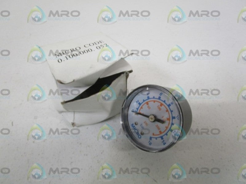 MICRO PRESSURE GAUGE 0.100.000.052  NSMP