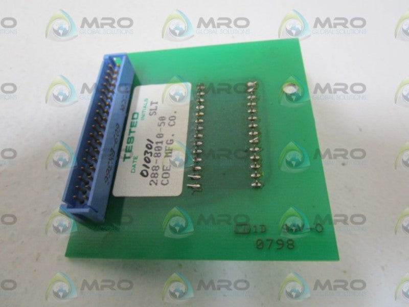 COE REAL-TIME CLOCK MODULE 288-8010-00/50  UNMP