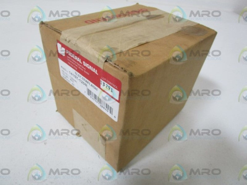 FEDERAL SIGNAL ELECTRAFLASH 141ST-120R RED STROBE LIGHT * FACTORY SEALED *