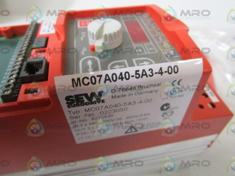 SEW-EURODRIVE MC07A040-5A3-4-00 DRIVE INVERTER *NEW IN BOX*
