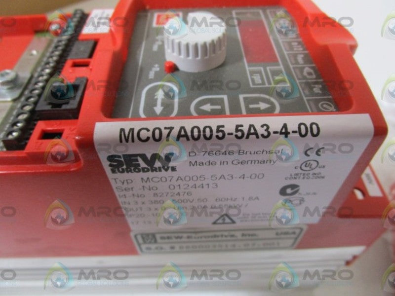 SEW-EURODRIVE MC07A005-5A3-4-00 DRIVE INVERTER *NEW IN BOX*