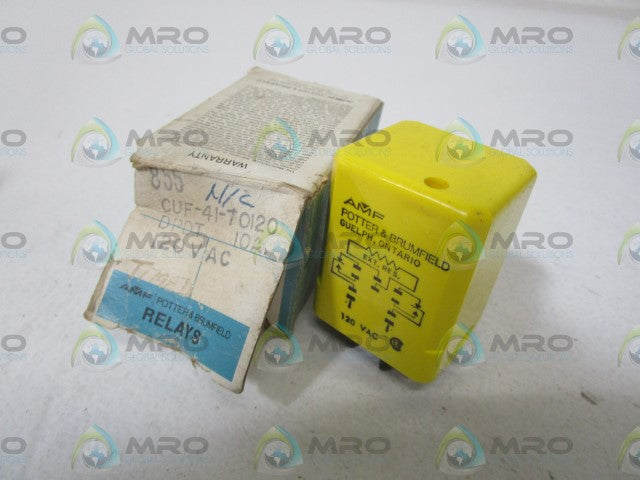 POTTER & BRUMFIELD TIME DELAY RELAY CUF-41-70120 *NEW IN BOX*