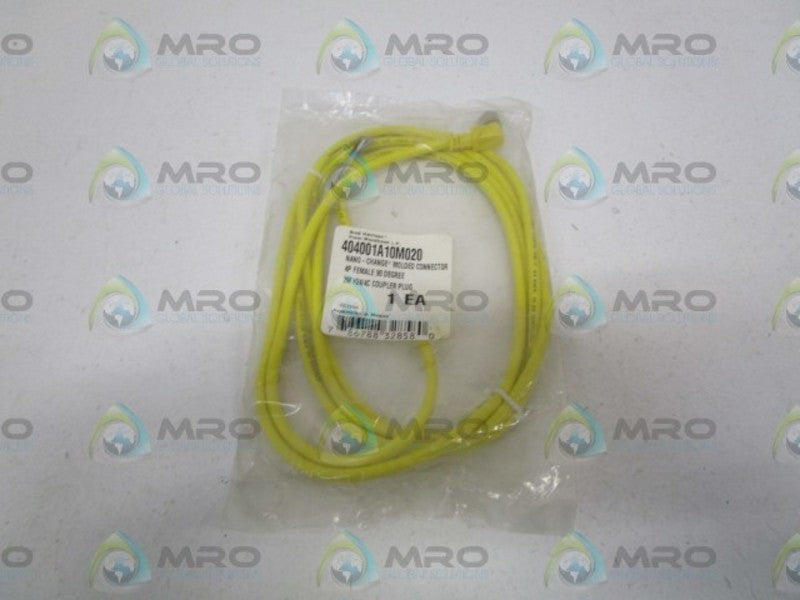 BRAD HARRISON FEMALE MOLDED CONNECTOR 404001A10M020  NSMP