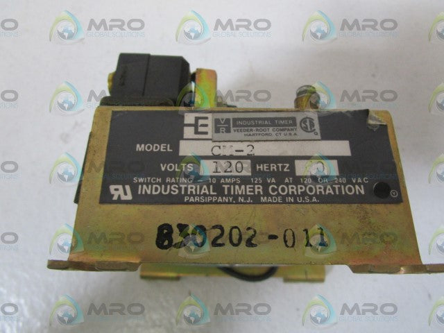 INDUSTRIAL TIMER CO. TIMER 120V CM2 *NEW NO BOX*