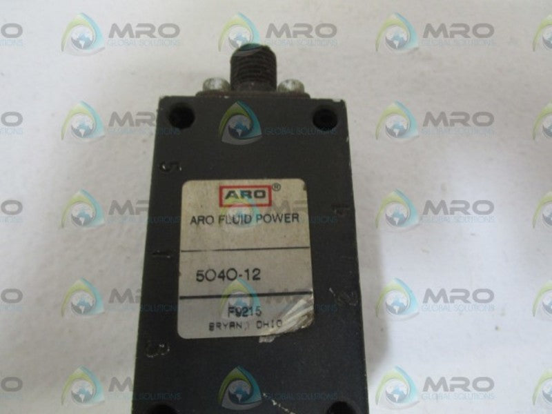 ARO FLUID POWER VALVE 5040-12  UNMP