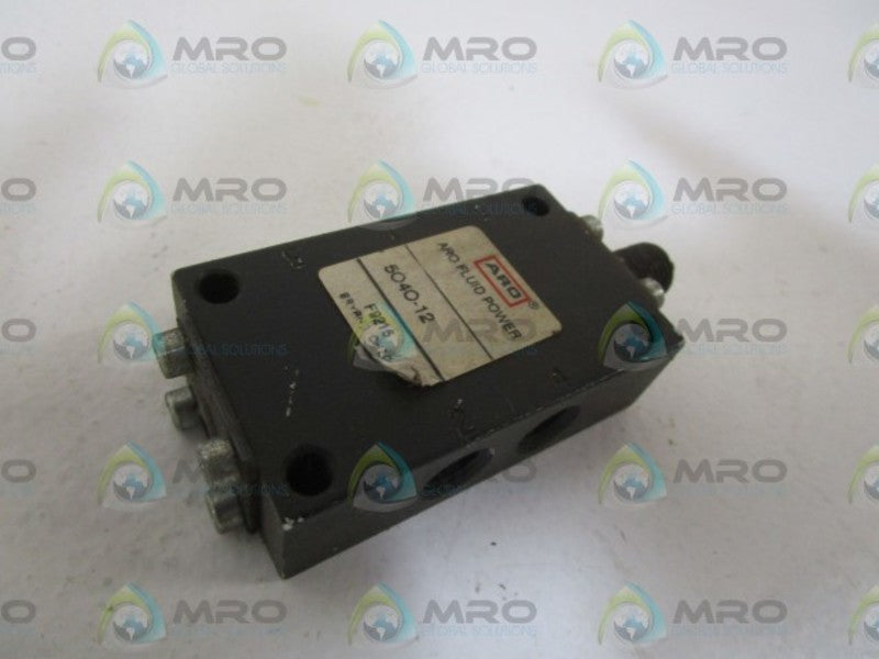 ARO FLUID POWER VALVE 5040-12  UNMP