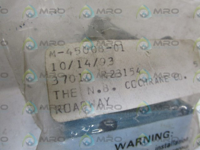 MAC END PLATE FOR VALVE M-45008-01 *NEW IN FACTORY BAG*