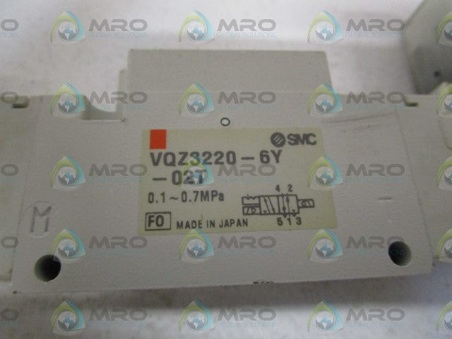 SMC VALVE VQZ3220-6Y-02T *USED*