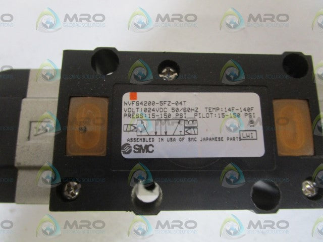 SMC SOLENOID VALVE W/O SUBPLATE NVFS4200-5FZ-04T *NEW NO BOX*