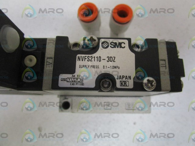 SMC NVFS2110-3DZ SOLENOID VALVE *USED*
