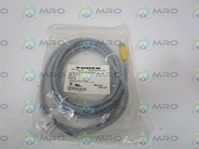 TURCK MOLDED CORDSET RKS 4.4T-4 *NEW IN FACTORY BAG*