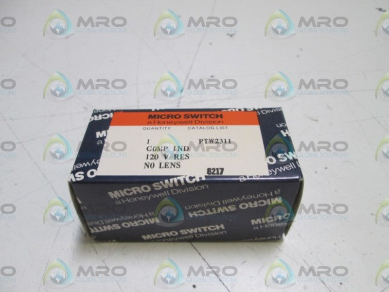 MICRO SWITCH INDICATOR COMPACT NO LENS PTW2311 *NEW IN BOX*