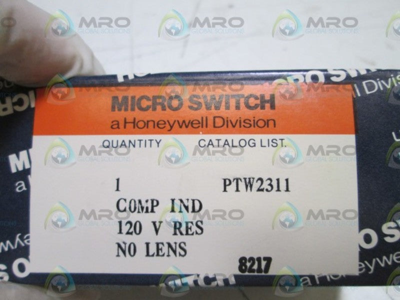 MICRO SWITCH INDICATOR COMPACT NO LENS PTW2311 *NEW IN BOX*