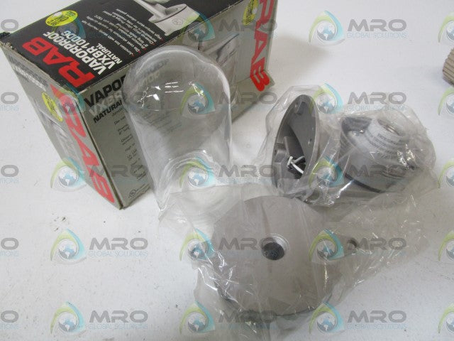 RAB VAPORPROOF W/ GLASS GLOBE VXBR100DG (AS PICTURED) *NEW IN BOX*