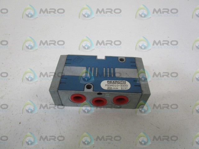 REXROTH PNEUMATIC VALVE PS34010-3333 *NEW NO BOX*