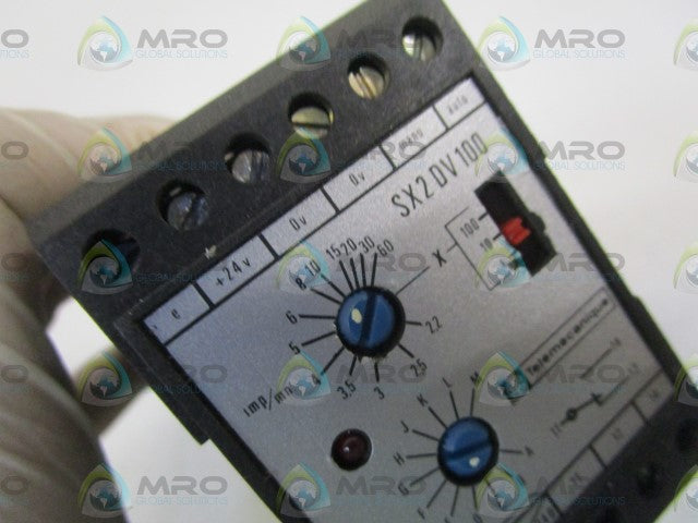 TELEMECANIQUE CONTROL RELAY SX2DV100 *USED*