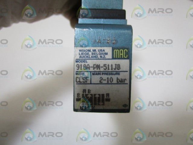 MAC VALVE 918A-PM-511JB *NEW NO BOX*