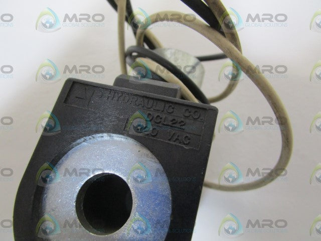 HYDRUALICS CO. 220VAC COIL DCL22 *NEW NO BOX*