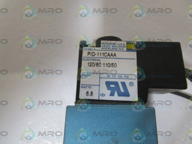 MAC PID-111CAAA SOLENOID VALVE *NEW NO BOX*