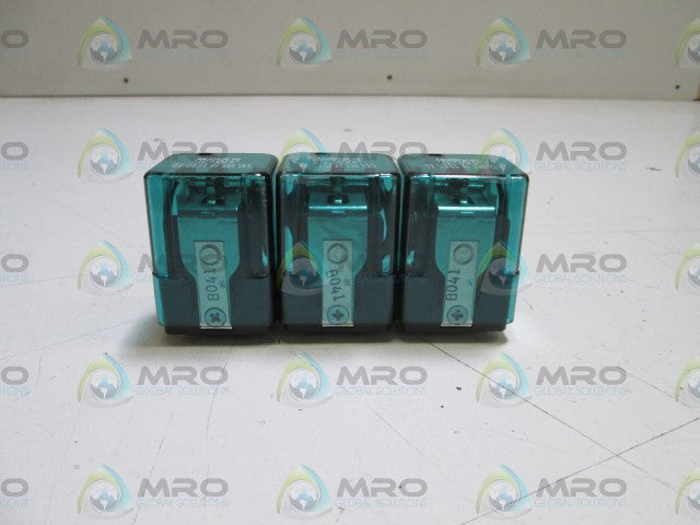 LOT OF 3 MIDTEX RELAY 157-22B2A8 12VDC *USED*