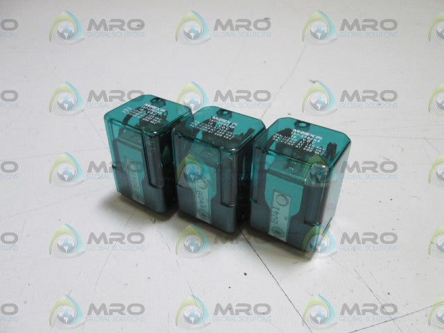LOT OF 3 MIDTEX RELAY 157-22B2A8 12VDC *USED*