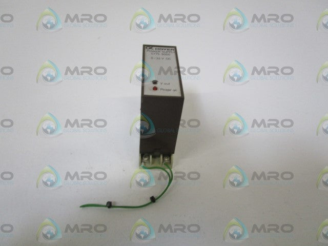 HOYER POWER SUPPLY 0-24VDC 5775.9000 *USED*