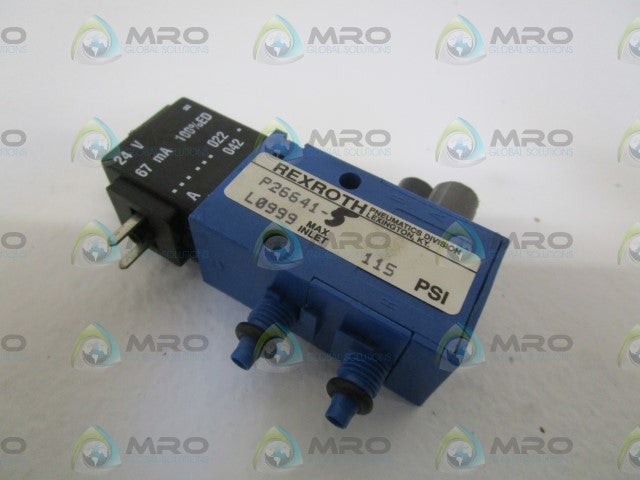 REXROTH SOLENOID VALVE P26641-5 *USED*