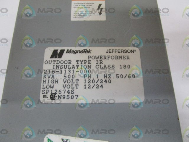 MAGNETEK TRANSFORMER 216-1131-000 *NEW NO BOX*