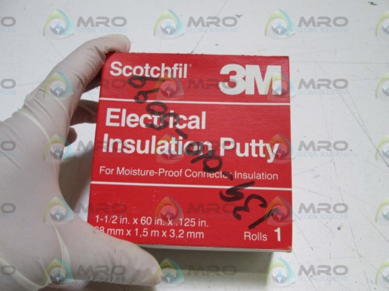 SCOTCHFIL ELECTRICAL INSULATION PUTTY 1-1/2 IN. X 60 IN. X .125 IN. NSMP