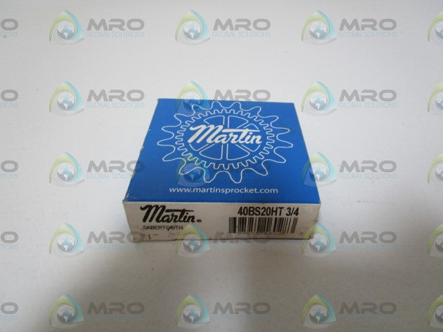 MARTIN 40BS20HT SPROCKET 3/4" * FACTORY SEALED *