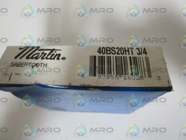 MARTIN 40BS20HT SPROCKET 3/4" * FACTORY SEALED *