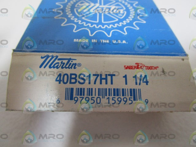MARTIN 40BS17HT SPROCKET 1-1/4" *NEW IN BOX*